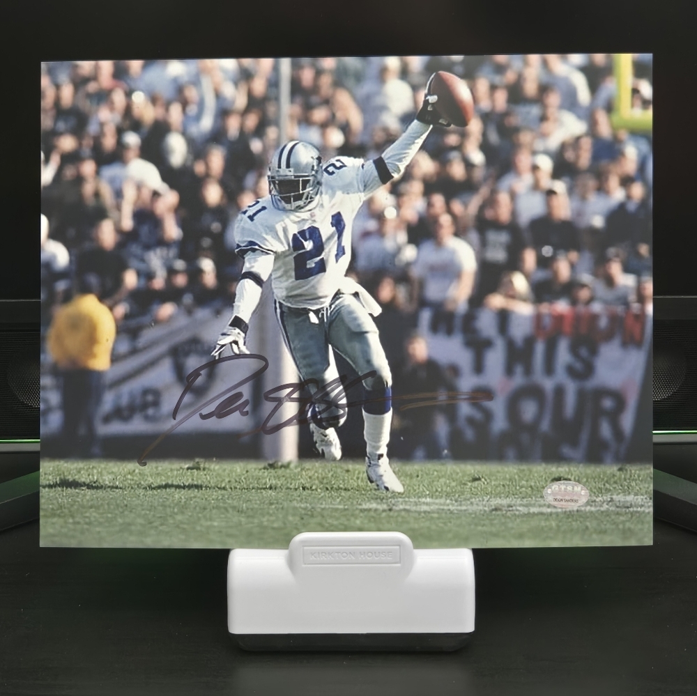 Deion Sanders Dallas Cowboys Signed 8x10 Photo GTSM Cert.